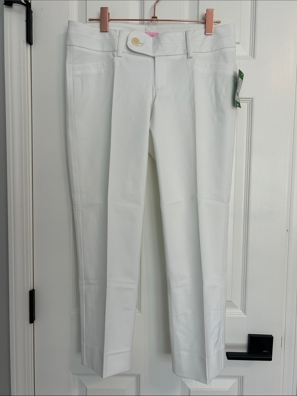 Lilly Pulitzer Luxury Capris in resort white size 10